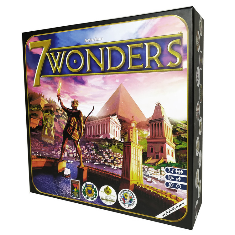 بازی فکری مدل عجایب هفتگانه 7wonders