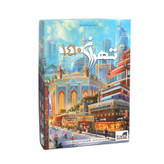 بازی فکری برد باز مدل تهران 1410 با قابلیت 3 تا 5 نفره، ژانر مزایده و استراتژی، تقویت مهارتهای شناختی، استدلالی، ارتباطی و هوش اقتصادی، شامل کارت راهنما، کارت ساختمان، کارت پول و مهره مالکیت