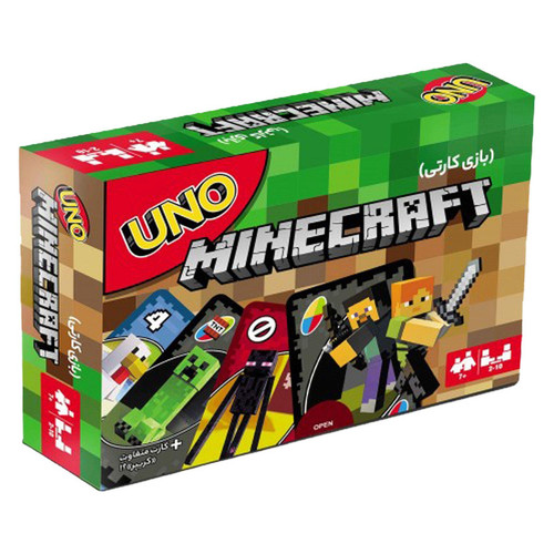 بازی فکری کارتی UNO MINECRAFT