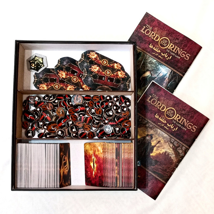 بازی فکری مدل ارباب حلقه ها The lord of the rings lcg به همراه افزونه یاران حلقه Fellowship
