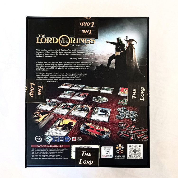 بازی فکری مدل ارباب حلقه ها The lord of the rings lcg به همراه افزونه یاران حلقه Fellowship